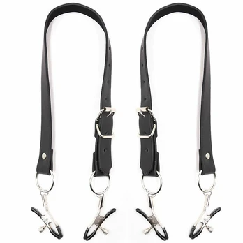 Spenelių spaustukai OHMAMA FETISH LEG BONDAGE STRAP