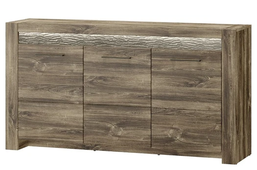 Komoda Belveder, 158x86x40 cm, ruda