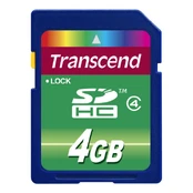 Transcend SDHC 4GB Class 4 kaina
