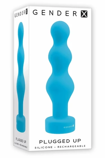 Gender X Plugged Up Flexible Beaded Silicone Vibrating Device 10-Speed