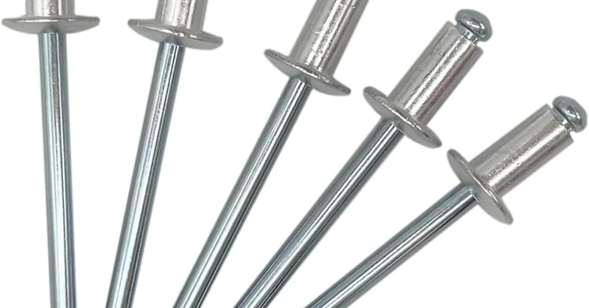 Nerūdijančio plieno kniedės, A2/A2, 3,8 x 8 mm, 50 vnt.