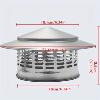 Vėdinimo gaubtas, 1 vnt, 160 mm (6,29 colio)