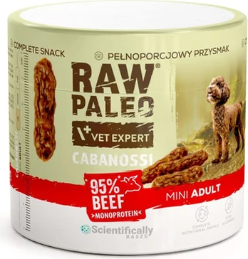 VetExpert Raw Paleo Cabanossi beef mini 100g