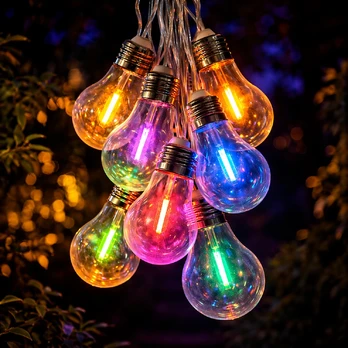 Telforceone Forever Light Solar LED String Lights SUNARI FLS-400 4m 10 bulbs multicolor