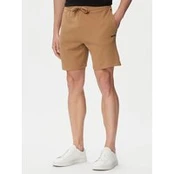 BOSS Sportiniai šortai Waffle 50535884 Smėlio Regular Fit