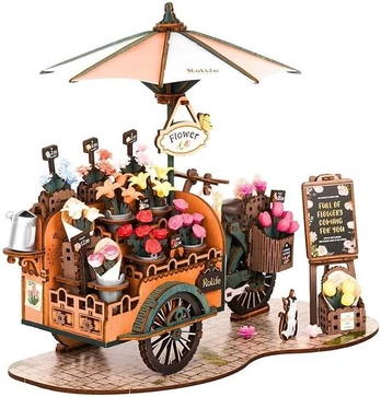 3D Medinis konstruktorius Blossom Cart