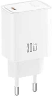 XO wall charger CE53 PD 30W 1x USB-C baltas