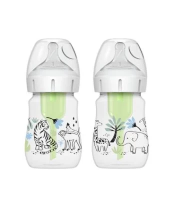 DR.BROWN'S buteliukai OPTIONS+ plačiu kakleliu, 150ml, JUNGLE, 2 vnt.