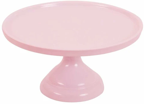 Allc Tortinė ant kojelės, rausva 23,5cm