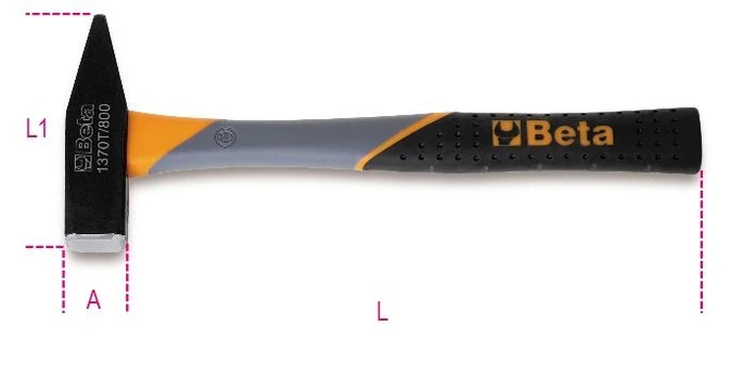 Beta Tools 500g 320mm plastik( 1370T / 500)