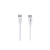 Kabelis CHOETECH Type-C - Type-C, PD60W, baltas, 1.2m kaina