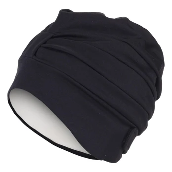 FASHY Light Black Plaukimo kepurė su spaustuku
