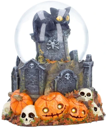 Nemesis Now Nemesis - Whisper Wood - Pumpkin Patch Snow Globe