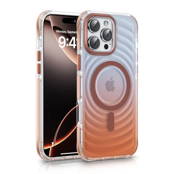 „Evelatus Apple iPhone 16 Pro Max EchoWave“ skaidrus „MagSafe“ rožinis