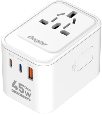 Energizer 45 W dvigubas USB-C ir USB-A kelioninis įkroviklis