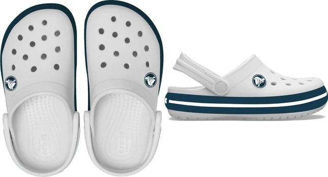 Crocs™ Crocband Clog Kid’s 207005 White/Navy - 26