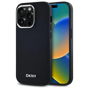 DKNY DKHMP14LPSCMCLK iPhone 14 Pro 6.1" juoda/juodas hardcase Plain Logo MagSafe