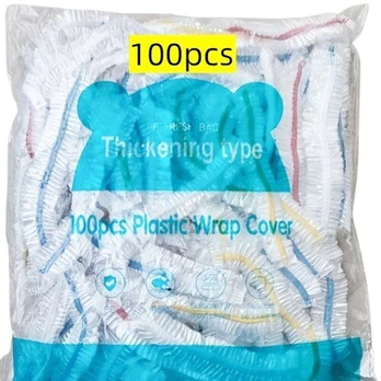 100-vnt Elastinės Maisto Laikymo Plėvelės Dangteliai, Spalva