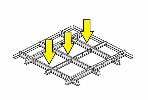 Konstrukcija Knauf Crossband For Suspended Ceilings 1.2m