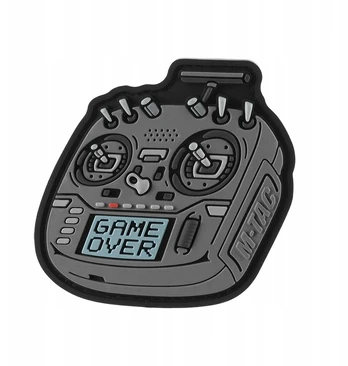 M-tac Pvc Pilot Fpv emblema su Velcro, pilka
