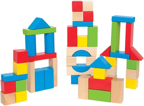 Kaladėlės Hape E0409, 50 vnt.