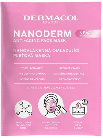 Dermacol Nanofiber rejuvenating face mask Nanoderm Face Mask 1 pc.