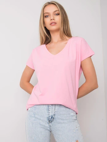 Basic Feel Good Marškinėliai-RV-TS-4832.02P-rožiniai