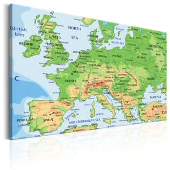 Artgeist Paveikslas - Map of Europe