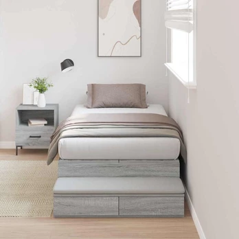 saugojimo lova Pilka sonoma Medis 90 x 190 cm