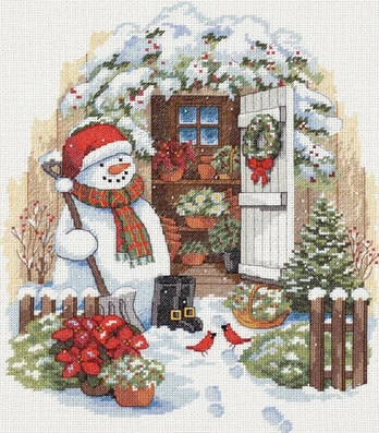 DIMENSIONS Simplicity Creative Corp Sodo namelis Snowman D08817
