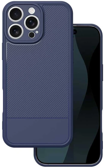 Dėklas Telforceone Simple Carbon case for iPhone 16 Pro Max 6,9' mėlynas