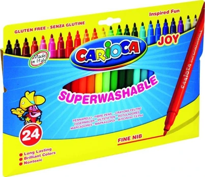 Herlitz Flomasteriai JOY, Carioca, 24 sp.
