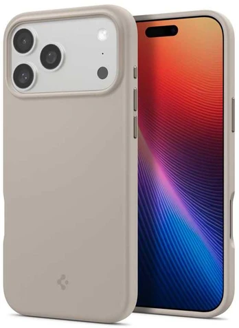 Dėklas Spigen Silicone Fit MagSafe, stone - iPhone 17 Pro