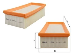 Oro filtras MAHLE LX1919/1 kaina