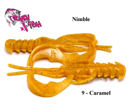 Masalas Crazy Fish Nimble 2"(5cm) Caramel plaukiojantis Kalmaro
