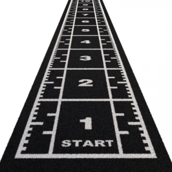Grindų danga su dirbtine žole Trackz Premium Range 20,4 × 2 m (Spalva: Juoda)