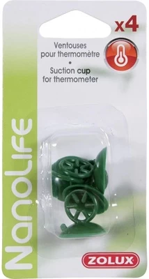 Siurbtukai Zolux Thermometer Suction Discs, žalia