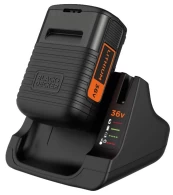 Akumuliatorių kroviklis 2Amp+36V 2,0Ah Li ion akumuliatorius, Black+Decker kaina