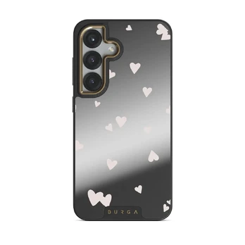 Love Notes - Samsung Galaxy S25 Plus Case, Elite Mirror Dark (Magnetic) / Gold