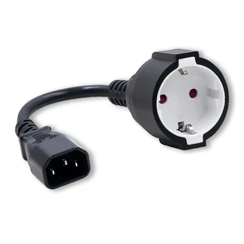 QOLTEC 53906 Adapteris IEC 320 C14 SCHUKO 0,15M