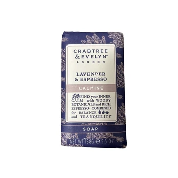 Crabtree & Evelyn Lavender & Espresso Calming Soap Bar, 158 g