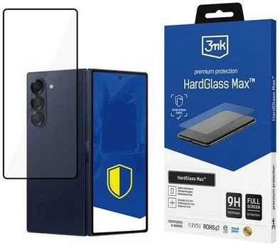 3MK HardGlass Max Sam Z Fold 6 (front) juoda/juodas