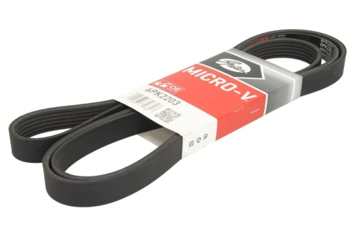 V formos rumbuoti diržai GATES 6PK2203