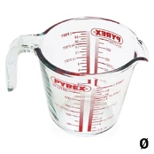 Matavimo ąsotis Pyrex Classic Vidrio Skaidrus stiklas kaina