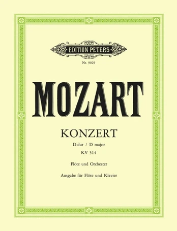 Flute Concerto No. 2 in D, with Cadenzas K.314