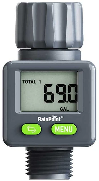RainPoint digital water flow meter