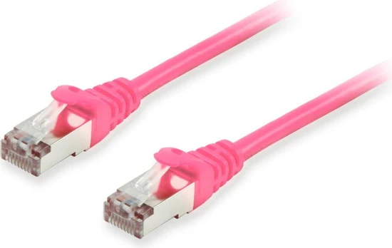 Equip Cat.6A S/FTP Patch Cable, Pink, 30m