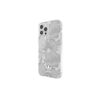 Dėklas Adidas OR SnapCase Camo iPhone 12 Pro Ma x permatomas/balta 43706