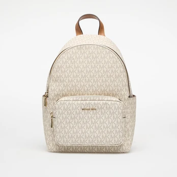 Michael Kors Tanner Medium Signature Logo Backpack Vanilla/ Acorn (30T5GTNB2B 149 Kuprinės)