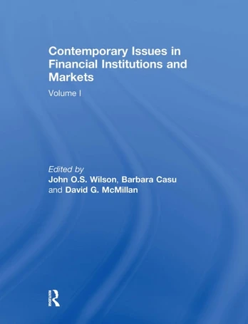 Contemporary Issues in Financial Institutions and Markets